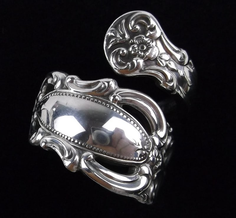Mint Vint Heavy Towle Sterling Silver Spoon Ring 7 (1 of 4)