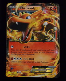 2014 Pokemon Charizard EX Ultra Rare Unplayed Jumbo: n This is an Unplayed Pokemon Card that went straight from pack to penny sleeve and top loader. In great condition.