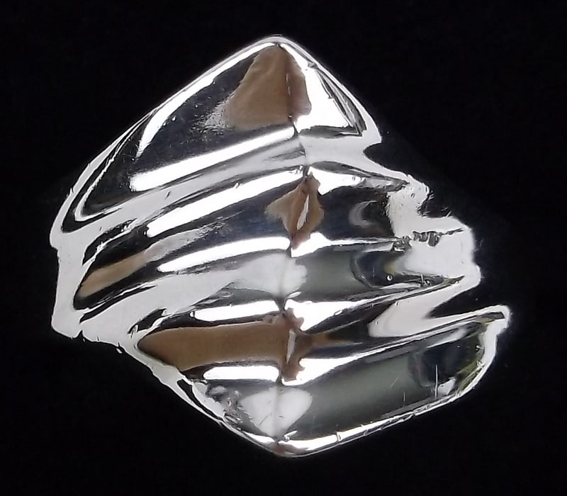 Mint Vint Heavy Taxco Sterling Silver Design Ring 6 (1 of 3)