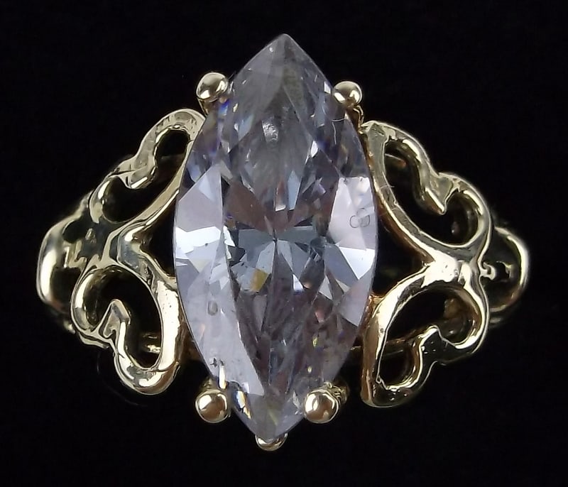 Mint Vintage 10kt Gold Light Amethyst Ring 7 (1 of 5)