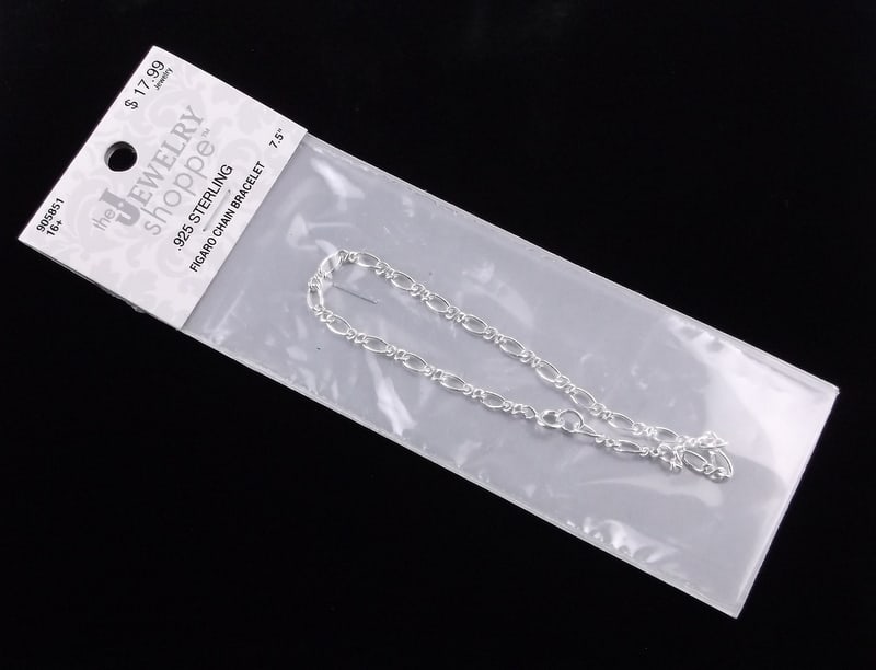 New Sterling Silver Chain Bracelet 7.5": Solid Sterling Silver Guaranteed, in Brand New Never Worn Condition.