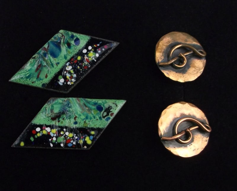 2 Mint Vintage 1960s Copper Earrings Sets (1 of 3)