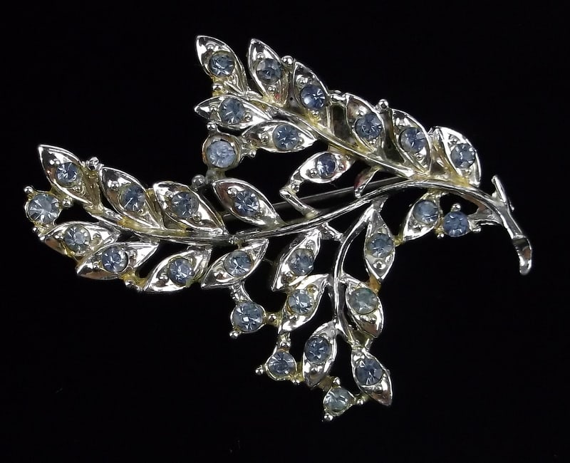 Stunning Vintage 1950s Coro Craft Rhinestone Brooch: excellent condition