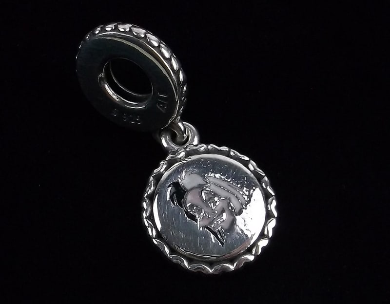Disney Pandora Sterling Silver Cruella De Ville Charm Bead (1 of 3)