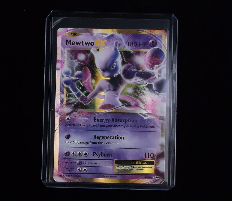 2016 Pokemon Mewtwo EX Ultra Rare Mint+ Cond (1 of 2)