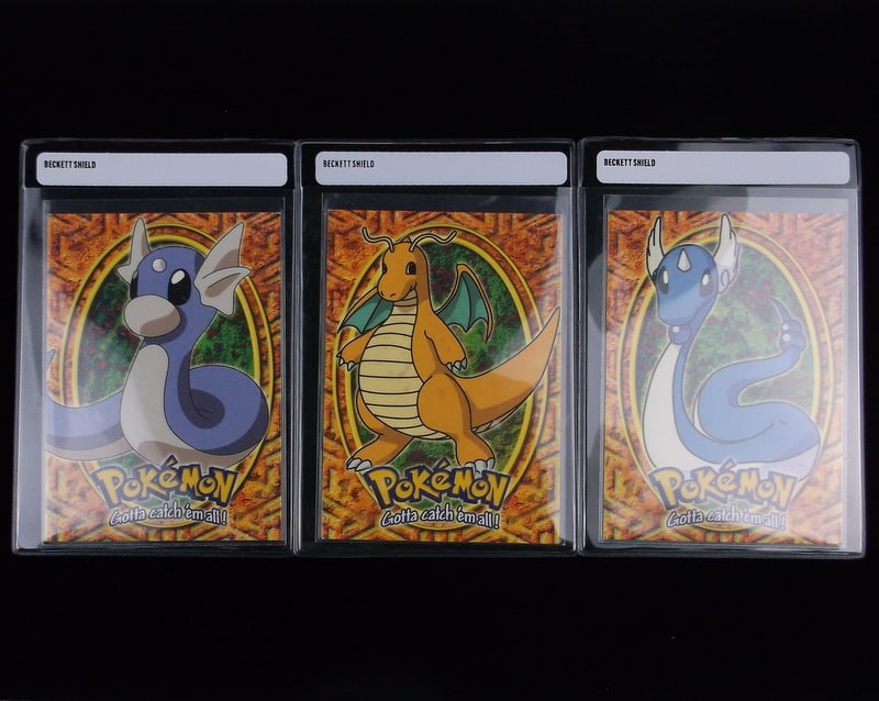 1998 Topps Blue Label Dragonite Complete Evolution Set (1 of 2)