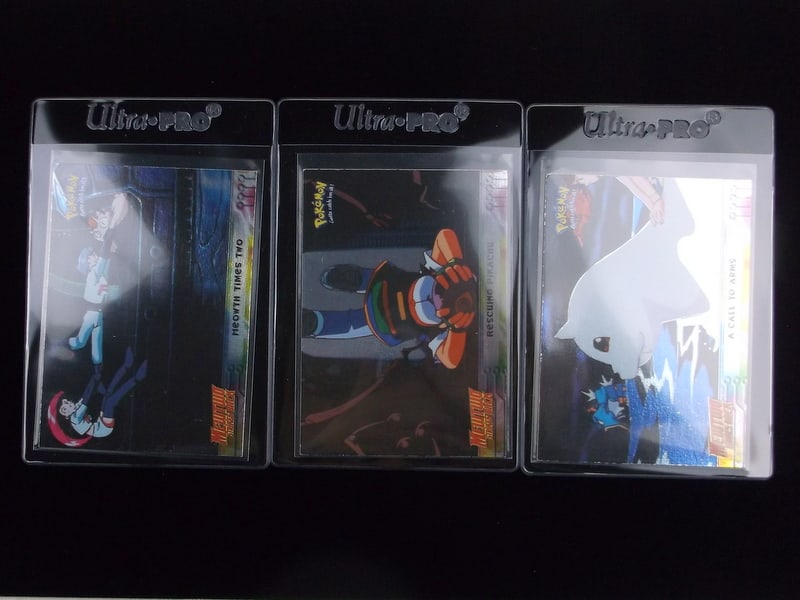 3 1998 Topps Blue Label Pokemon Foil Card Lot (1 of 2)