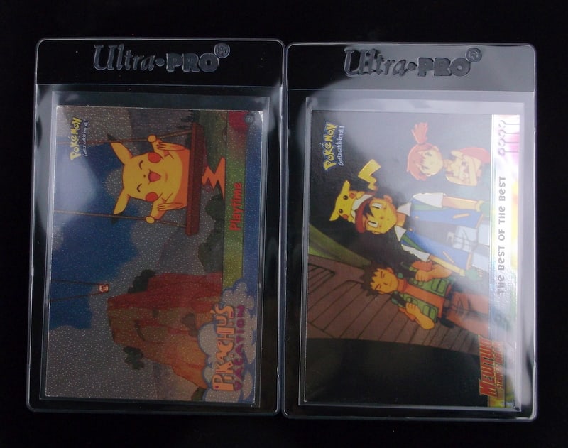 1998 Topps Blue Label Pokemon Foil Card Lot Pikachu (1 of 2)