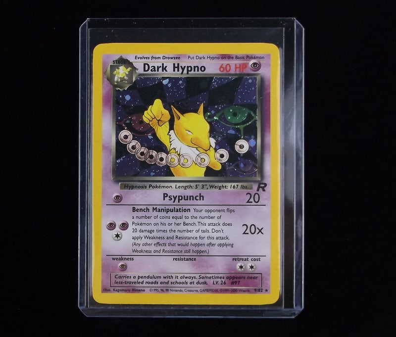 2000 Pokemon Dark Hypno Rare Holo Team Rocket Mint+ (1 of 2)
