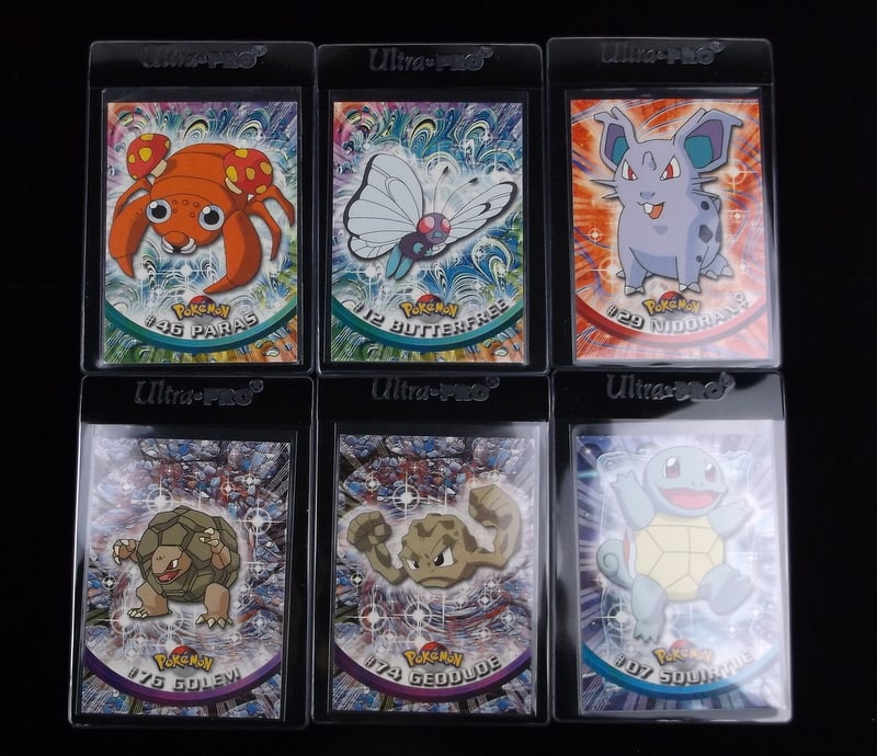 6 1998 Topps Blue Label Card Lot Squirtle Butterfree More (1 of 2)