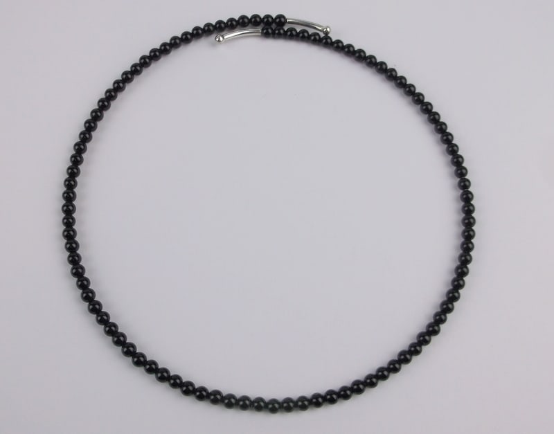 New Vintage Barse Sterling Silver Onyx Choker Necklace 16": Solid Sterling Silver Guaranteed, in Brand New Never Worn Condition.