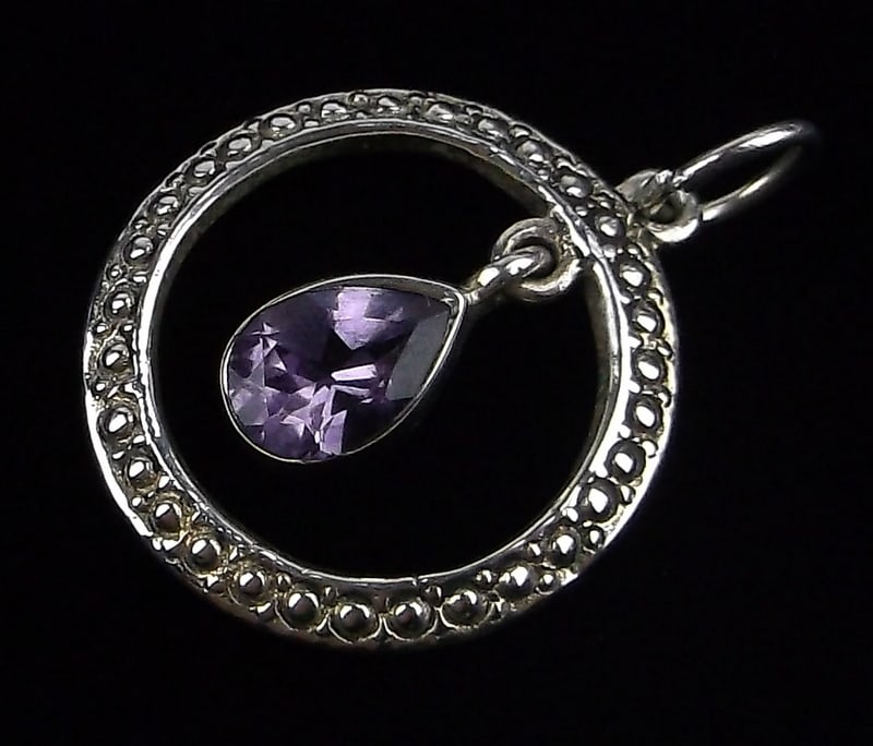 Mint Vintage Nicky Butler Sterling Silver Amethyst Pendant (1 of 3)