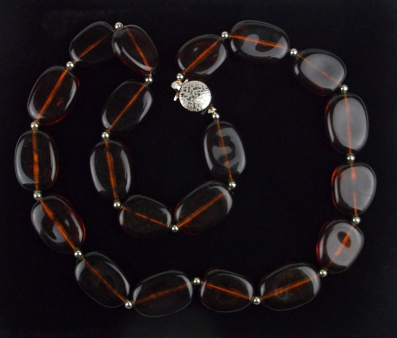 Mint Vintage 1960s MOD Lucite Necklace 24": Mint Condition, In Like New Condition, Perfect