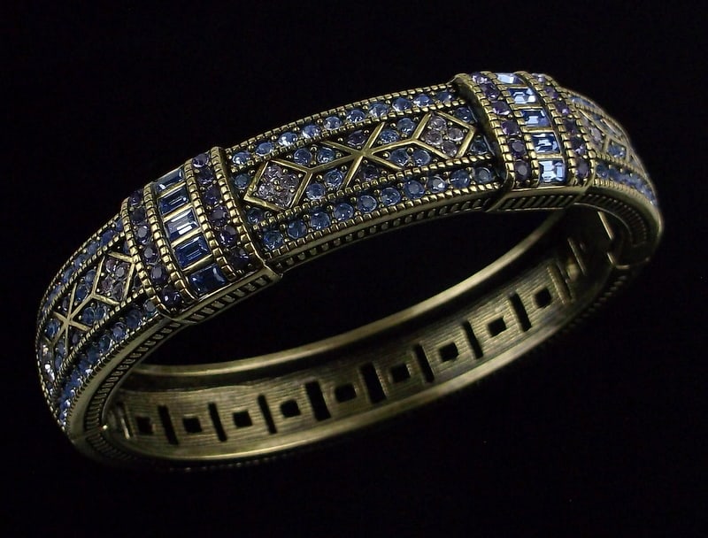 New Boxed Heidi Daus Rhinestone Bracelet 6-7.5" (1 of 4)