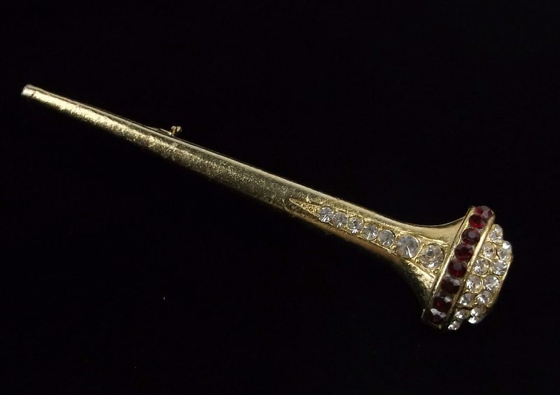 Mint Vintage Rhinestone Scepter Brooch: Mint Condition, In Like New Condition, Perfect