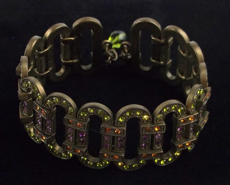 New Boxed Heidi Daus Rhinestone Bracelet 9" (1 of 5)