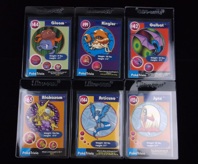6 Nice 1999 Pokemon Nintendo Movie Cards Aritcuno Mewtwo (1 of 2)