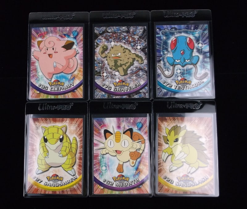 Nice 1998 Topps Blue Label Pokemon Evolution Cards Sandlash (1 of 2)