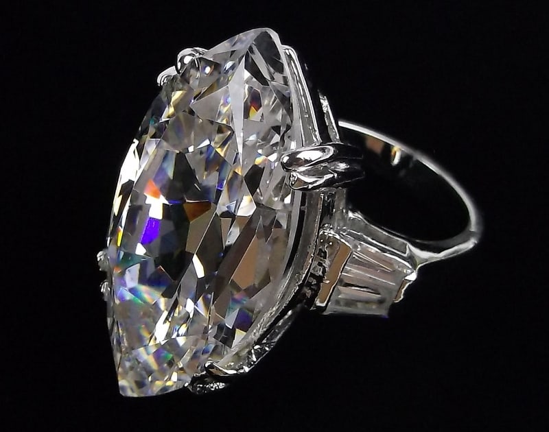 Huge Mint Sterling Silver Designer Cocktail Ring 5 (1 of 4)