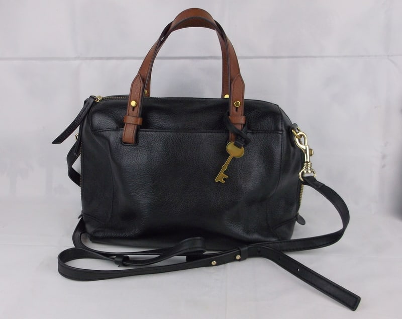 Stunning Fossil Leather Crossbody Handbag Purse (1 of 8)