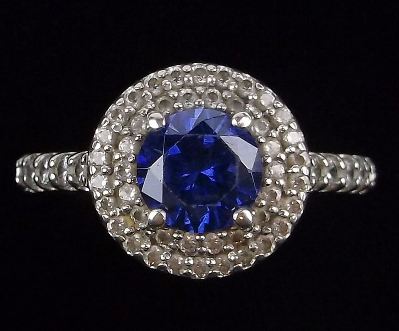 Mint Vintage Sterling Silver Cocktail Ring 8 (1 of 3)