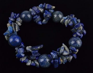 New Healing Big Chunky Lapis Lazuli Bracelet