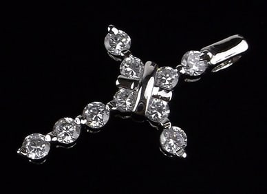 New Sterling Silver Cross Pendant