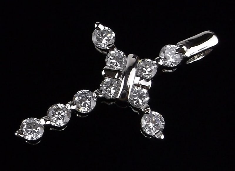 New Sterling Silver Cross Pendant (1 of 3)