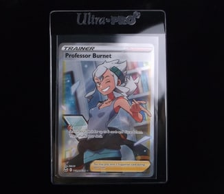 2022 Pokemon Professor Burnet Full Art Trainer Ultra Rare MT+