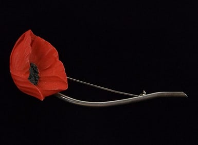 Mint Vintage 1960s Flower Brooch