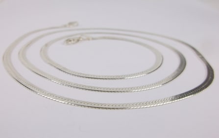 Mint Heavy Sterling Silver Chain Necklace 30"