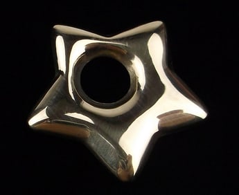 Mint Vintage Big 10kt Gold Star Pendant