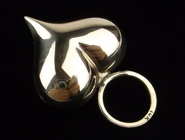 Mint Vintage 10kt Gold Heart Pendant