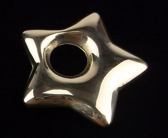 Big Mint Vintage 10kt Gold Star Pendant