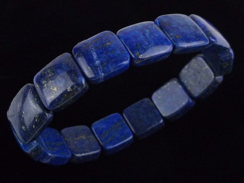 New Healing Genuine Lapis Lazuli Bracelet (1 of 2)