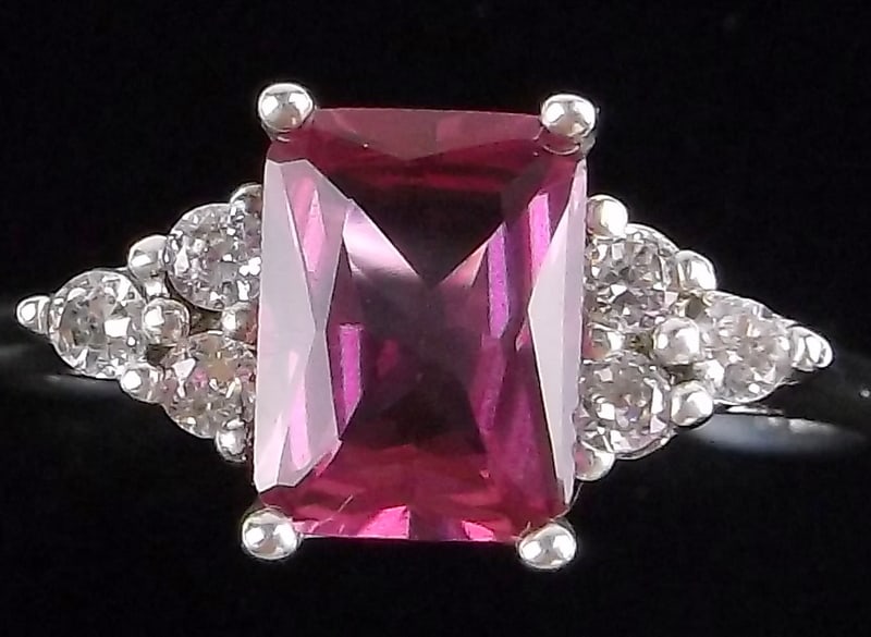 New Vintage Designer Sterling Silver 1.5ct Ruby Ring 9 (1 of 3)