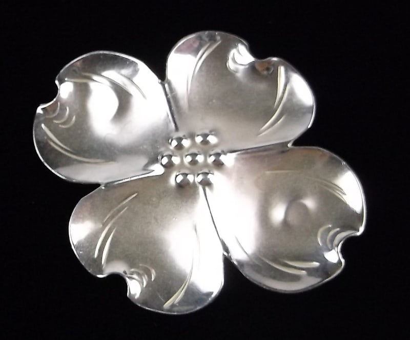 Mint Vint 1950s Stuart NYE Sterling Silver Brooch (1 of 2)