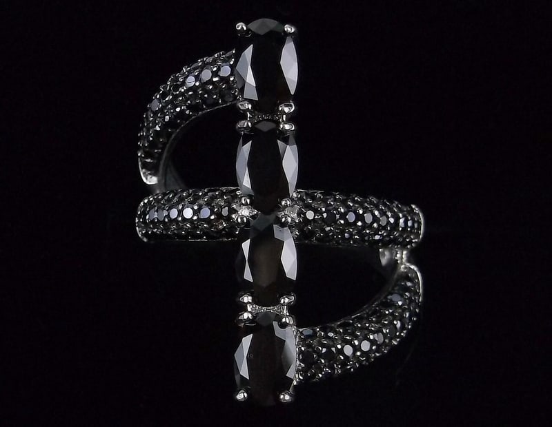 New Designer Sterling Silver Iolite Ring 6 (1 of 4)