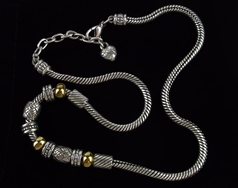 Mint Vintage Brighton Chunky Chain Necklace 18" (1 of 2)