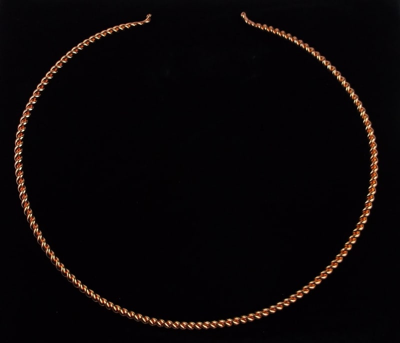 New Desert Rose Trading Co Copper Choker Necklace 17": new condition