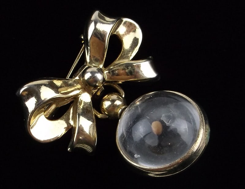 Mint Vintage 1950s Coro Craft Mustard Seed Brooch: Mint Condition, In Like New Condition, Perfect