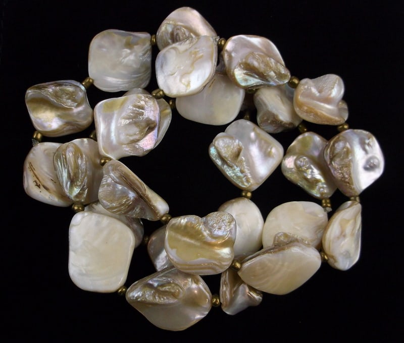 New Vintage Designer Shell Bracelet Set of 3 (1 of 2)