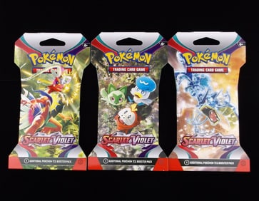3 New Sealed Pokemon TCG Trading Card Packs