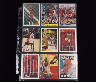 9 Vint 1993-99 Michael Jordan Cards Topps UD NM-MT+