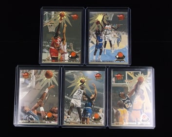 Mint 1992-93 Fleer Ultra Rejector Set SHAQ RC Alonzo RC 1-5