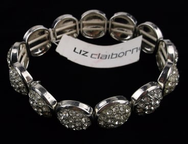 New Tagged Liz Claiborne Rhinestone Bracelet $38