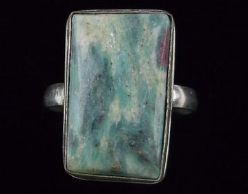 New Boxed Big Ruby Loisite Ring Size 13