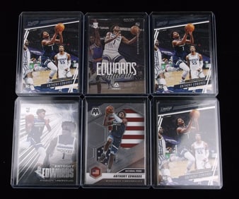 6 2020 Anthony Edwards Mosaic More RC Rookie Card Lot