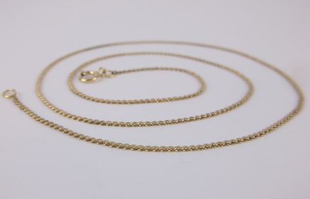Mint Vintage 1940s 10kt GF Chain Necklace 18"