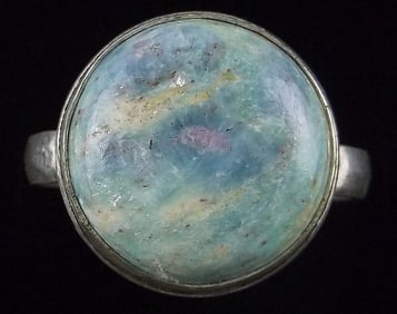 New Boxed Big Ocean Jasper Ring
